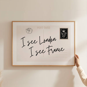 I See London Postcard Print