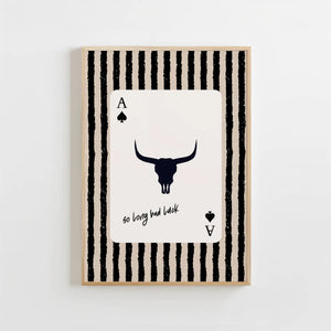 So Long Bad Luck Print