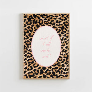 Leopard Affirmation Print