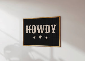 Howdy Print