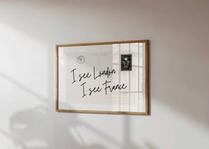 I See London Postcard Print