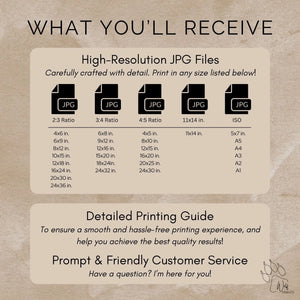 New Year's Guest Check Print