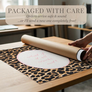 Leopard Affirmation Print
