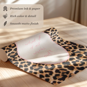Leopard Affirmation Print