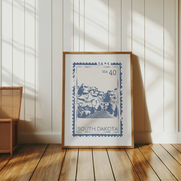 State Stamp Print