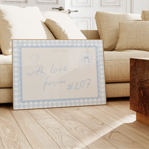 Custom Dorm Postcard Print