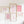 set of 6 funny girls bathroom wall art in pink and white, with i see london i see france, take a seat sweet cheeks, would poop here again, better late than ugly, you're like really pretty quotes