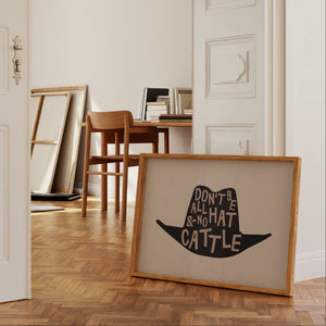 All Hat No Cattle Print