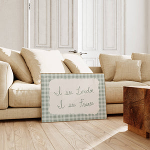 I See London Hand Drawn Horizontal Print