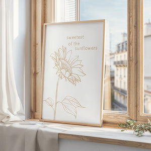 Sunflower Print