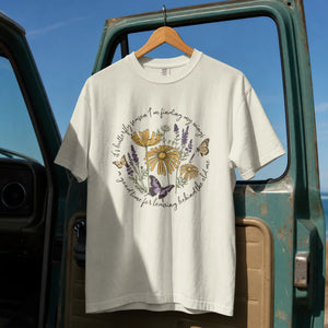 Butterfly Season Ivory Graphic Tee