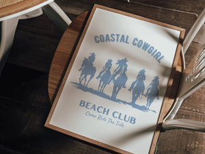 Coastal Cowgirl Beach Club Print