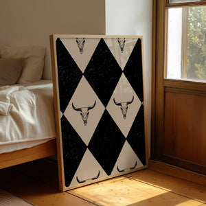 Retro Diamond Print