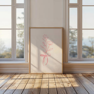 Coquette Flower Print