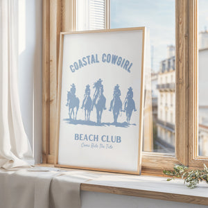 Coastal Cowgirl Beach Club Print