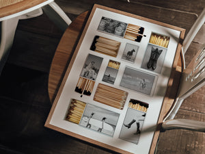 Black & White Coastal Cowgirl Matchbox Print