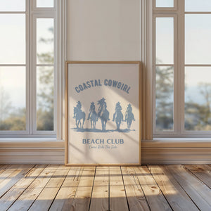 Coastal Cowgirl Beach Club Print