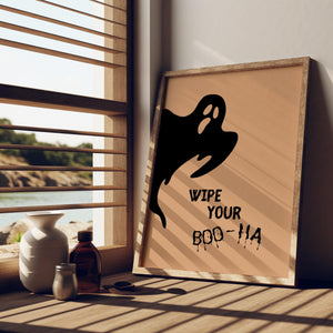 Ghost Funny Bathroom Print