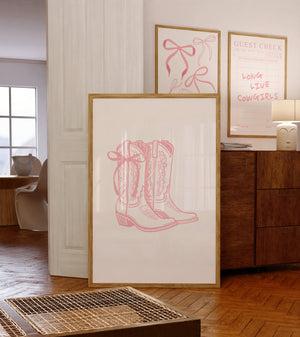 Long Live Cowgirls Guest Check Set of 3 Prints