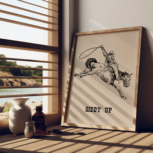 Giddy Up Print