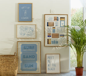 Coastal Cowgirl Set of 5 Prints