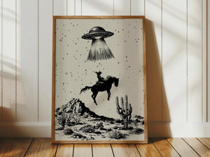 Space Cowgirl Digital Print