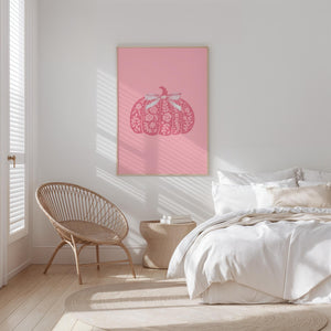 Girly Pumpkin Print