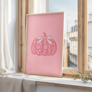 Girly Pumpkin Print