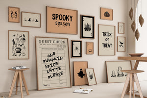 Moody Halloween Set of 15 Prints