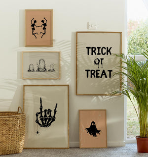 Moody Halloween Set of 15 Prints