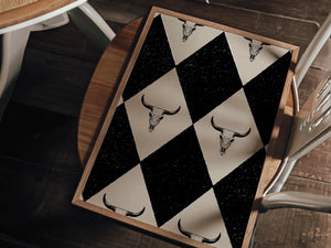 Retro Diamond Print