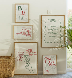 Trendy Christmas Set of 15 Prints