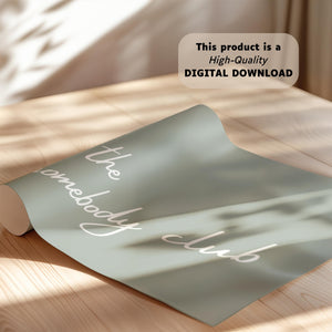 The Homebody Club Print