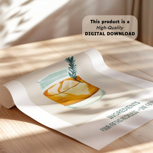 Cowgirl Cocktail Print