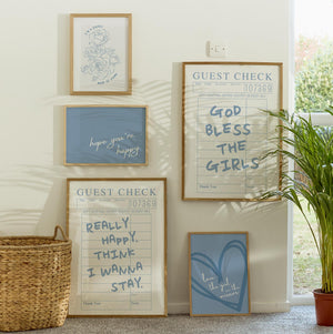 God Bless The Girls Set of 5 Prints