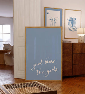 God Bless The Girls Set of 3 Prints