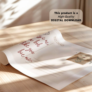 You Look Like You Love Me Postcard Print