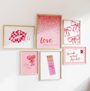 Valentine's Set of 15 Prints