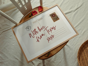 With Love From Postcard Print