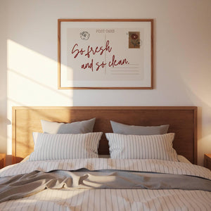 so fresh and so clean landscape print