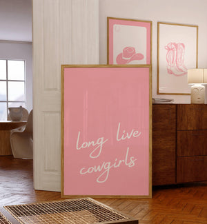 Long Live Cowgirls Set of 3 Prints