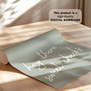 Sage Green Bathroom Wall Art Set of 6, Powder Room Prints, Funny Toilet Poster for Bathroom Decor, Digital Download