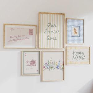 Easter Gallery Set of 15 Prints, Christian Wall Art for Easter Decor, Digital Download