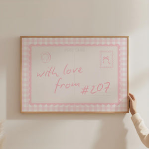 Personalized Dorm Print for Custom College Decor