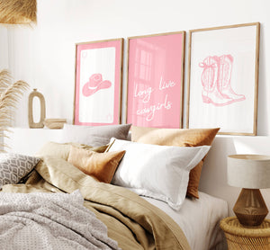 Long Live Cowgirls Set of 3 Prints