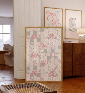 Sage & Pink Set of 5 Prints